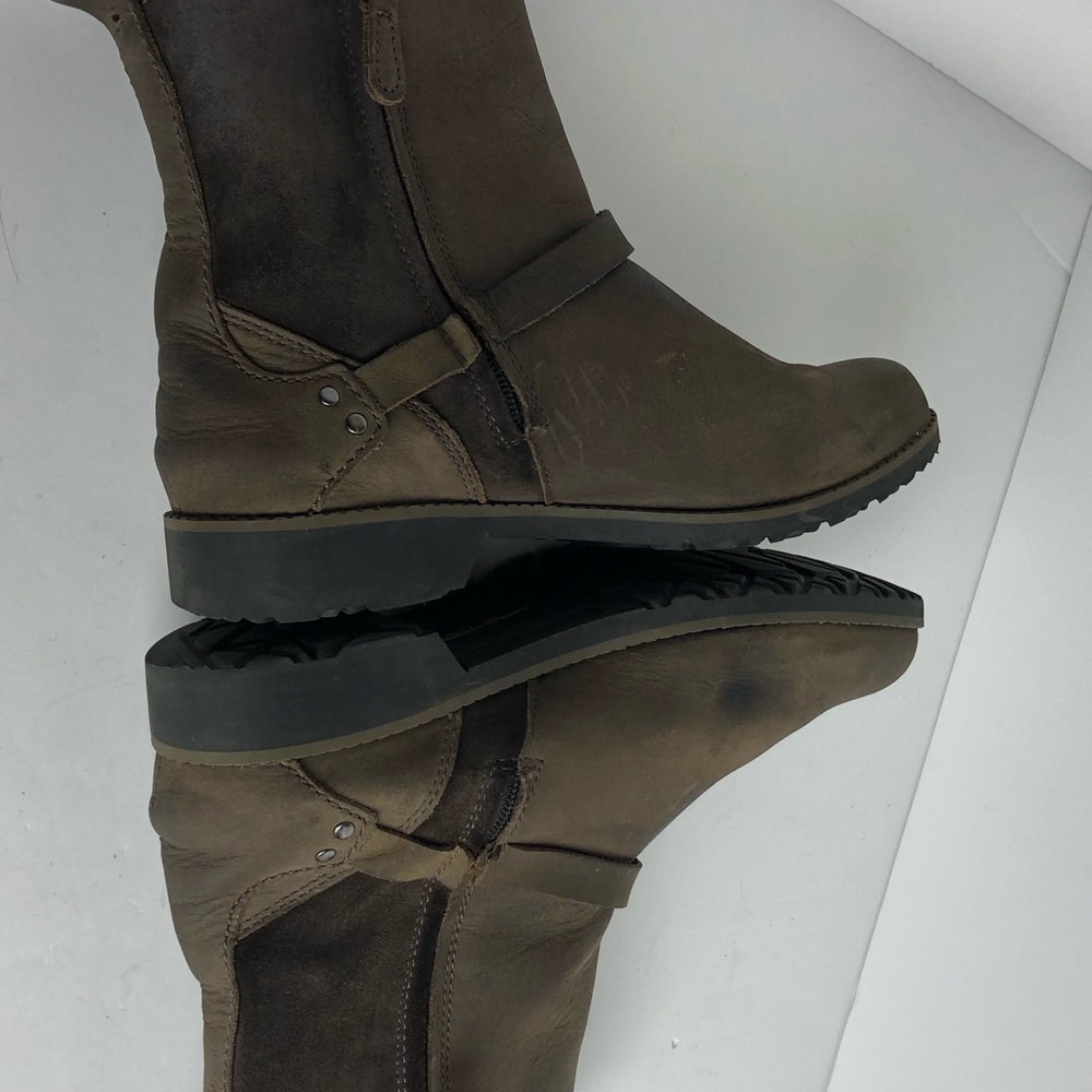 Eddie Bauer Covey Boot Women's Size 10 burgundy insulated side zipper - Picture 5 of 12